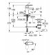 Смеситель для раковины GROHE Eurosmart Cosmopolitan 2337700E хром