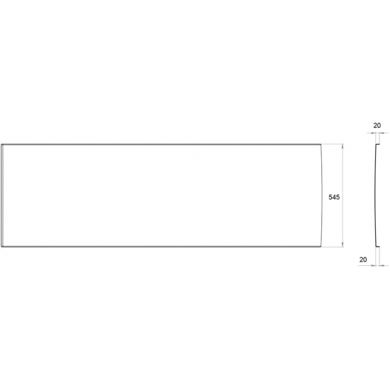 Экран для ванны фронтальный 1ACReal Мадрид 150