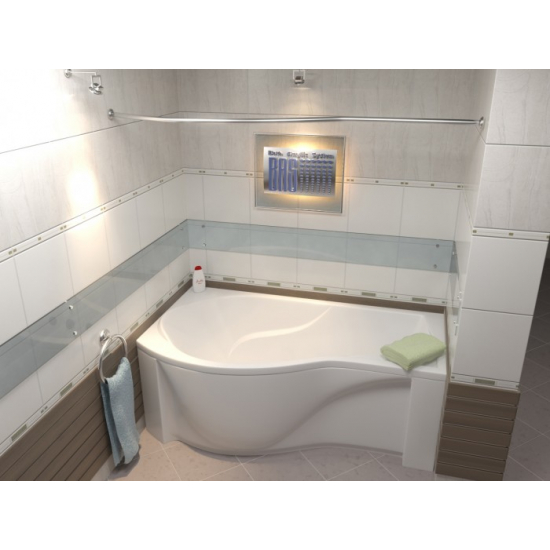 Экран для ванны фронтальный BAS Капри 170 L левый