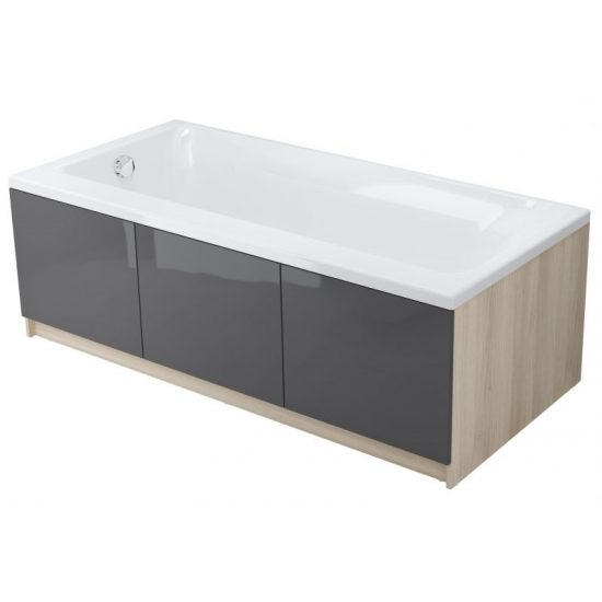 Экран для ванны фронтальный CERSANIT SMART 170 серый