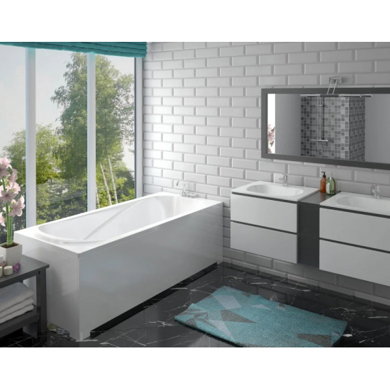 Экран для ванны фронтальный ЭСТЕТ Альфа 180x80