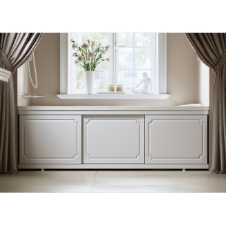 Экран для ванны фронтальный МДФ ALAVANN Ametist 150 купе белый