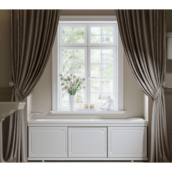 Экран для ванны фронтальный МДФ ALAVANN Ametist 150 купе белый