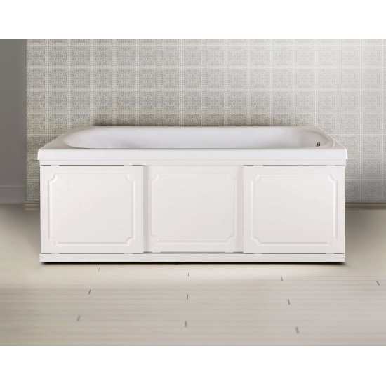 Экран для ванны фронтальный МДФ ALAVANN Ametist 160 купе белый