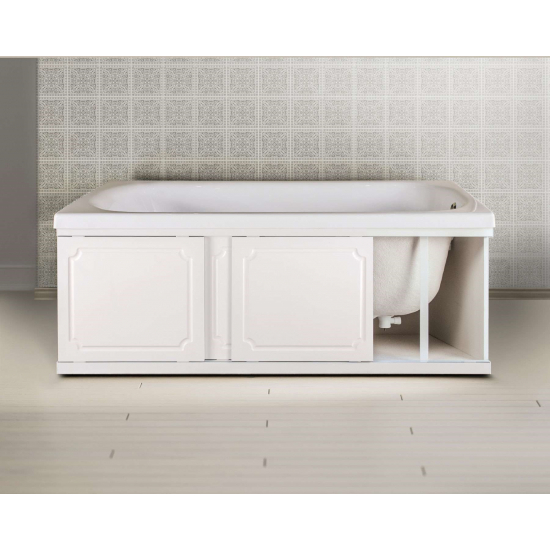 Экран для ванны фронтальный МДФ ALAVANN Ametist 160 купе белый