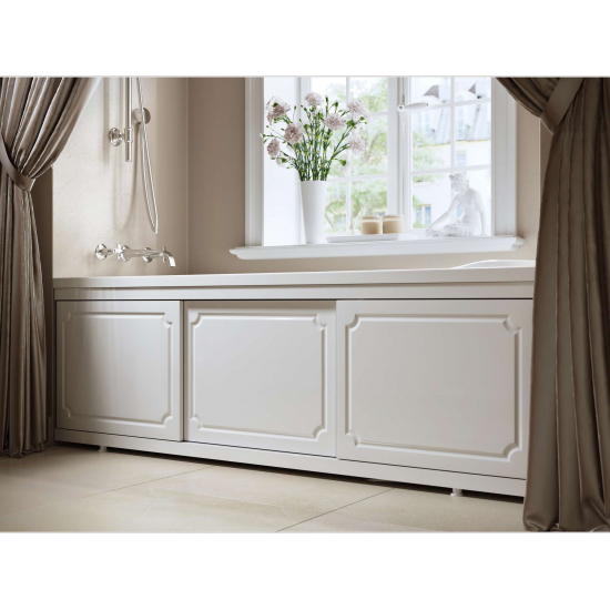 Экран для ванны фронтальный МДФ ALAVANN Ametist 170 купе белый