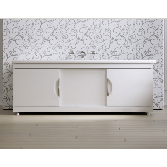 Экран для ванны фронтальный МДФ ALAVANN Monako Still 150 купе белый