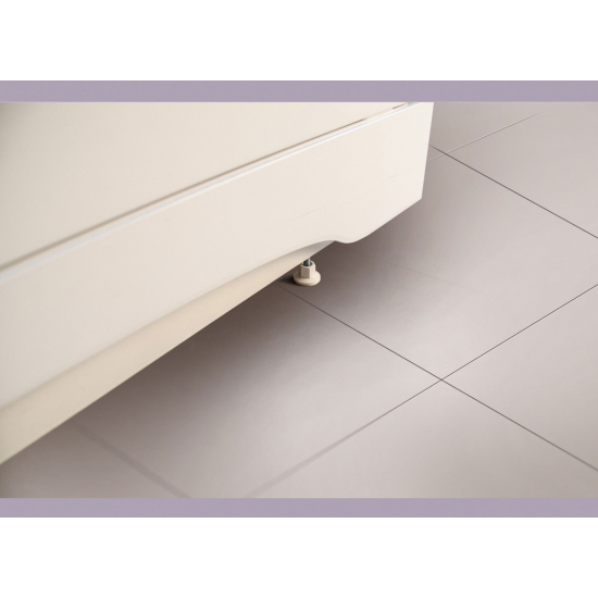 Экран для ванны фронтальный МДФ ALAVANN раздвижной  180 купе белый