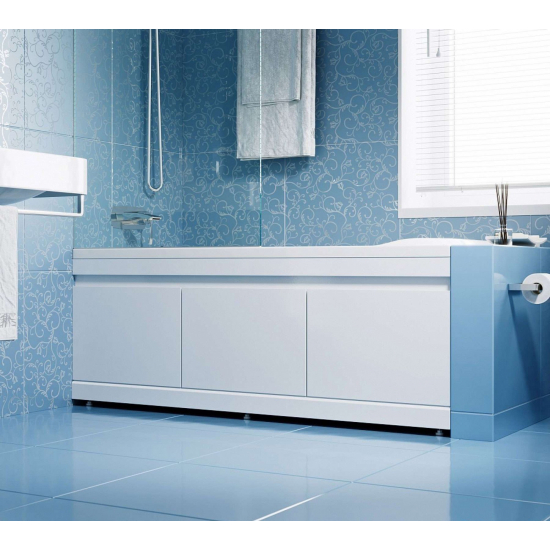 Экран для ванны фронтальный МДФ ALAVANN SOFT 160 откидной белый