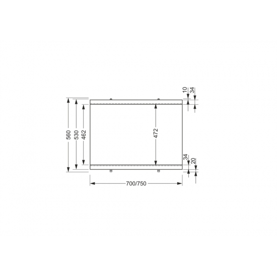 Экран для ванны торцевой CERSANIT TYPE 2 Universal 75
