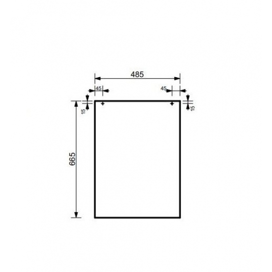 Экран для ванны торцевой ЭСТЕТ Грация 50 L левый