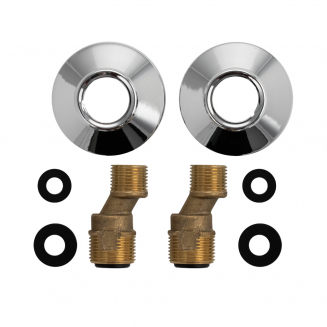 Эксцентрики MAK 6636 пара 2 штуки, с отражателями, латунь