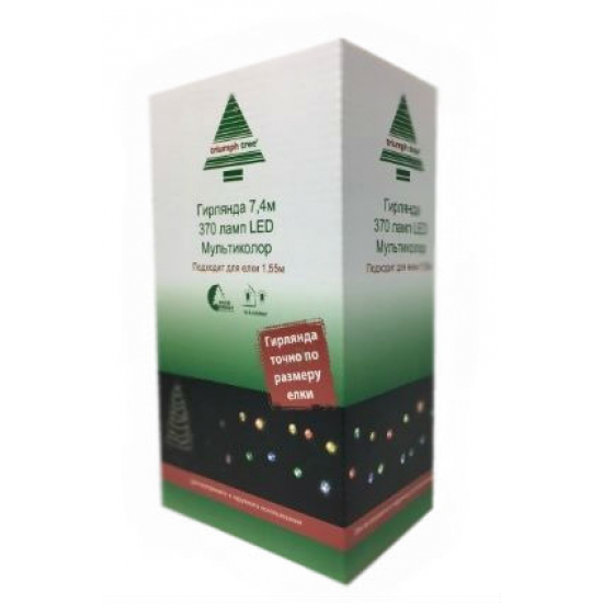 Электрическая гирлянда Triumph Tree Мультиколор 370 ламп