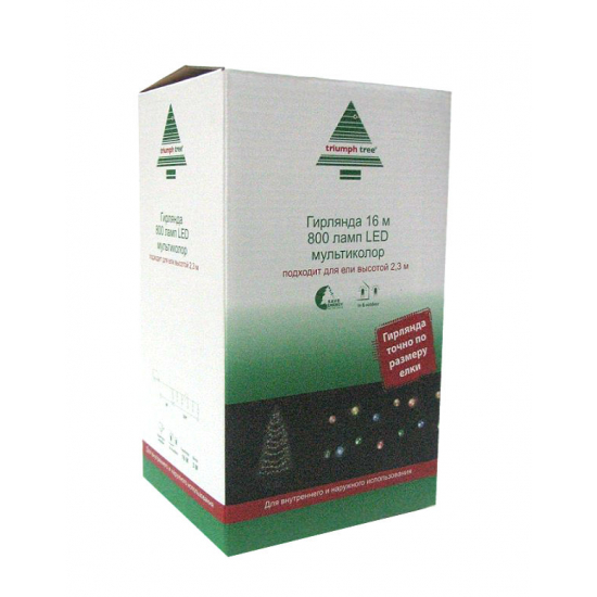 Электрическая гирлянда Triumph Tree Мультиколор 800 ламп