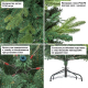 Ёлка искусственная Royal Christmas Idaho Premium PVC/PE 180см