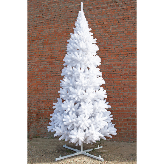 Ёлка ствольная Виктория Белая от 2,5 метра ПВХ