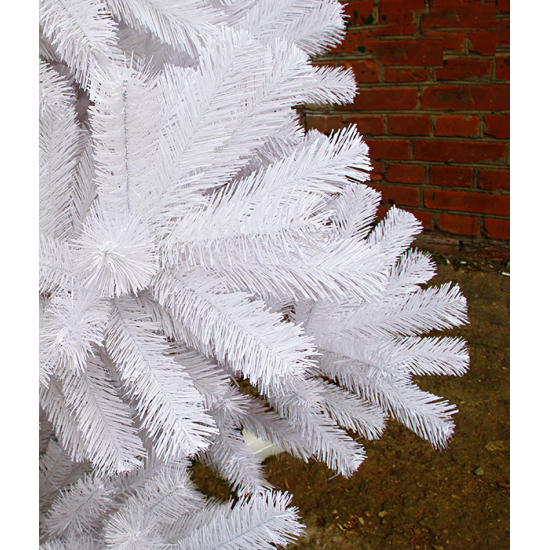 Ёлка ствольная Виктория Белая от 3,5 метра ПВХ