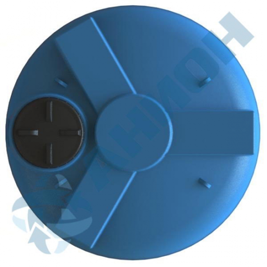 Ёмкость AНИОН 10000ВРК2 объем 10000 литров с дыхательным клапаном синяя