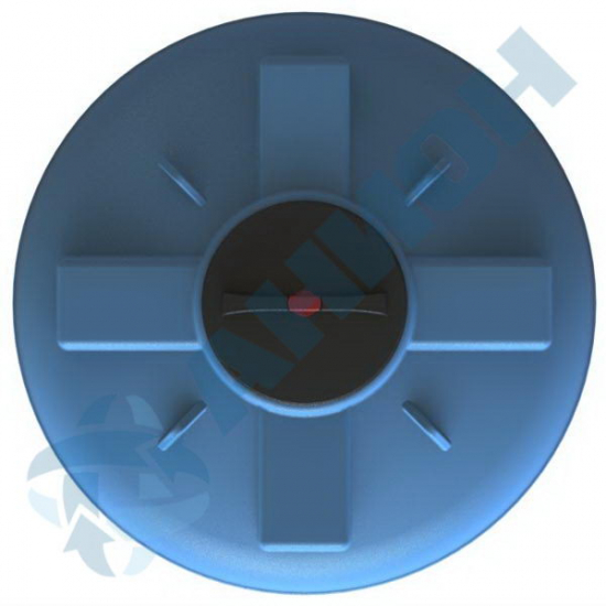 Ёмкость AНИОН 1000ВФК2 объем 1000 литров с дыхательным клапаном синяя