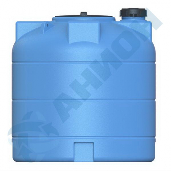 Ёмкость AНИОН 1001аВРК2_К объем 1000 литров с двумя крышками, с дыхательным клапаном синяя