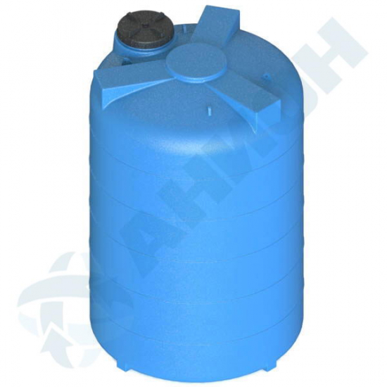 Ёмкость AНИОН 15000ВРК2 объем 15000 литров с дыхательным клапаном синяя