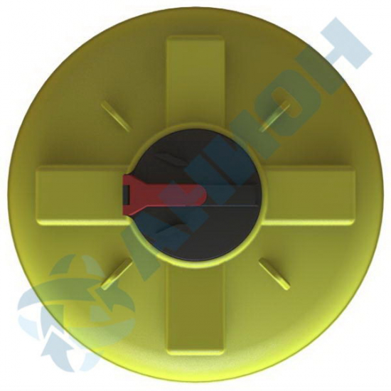 Ёмкость AНИОН 1500ХВФК3 объем 1500 литров жёлтая