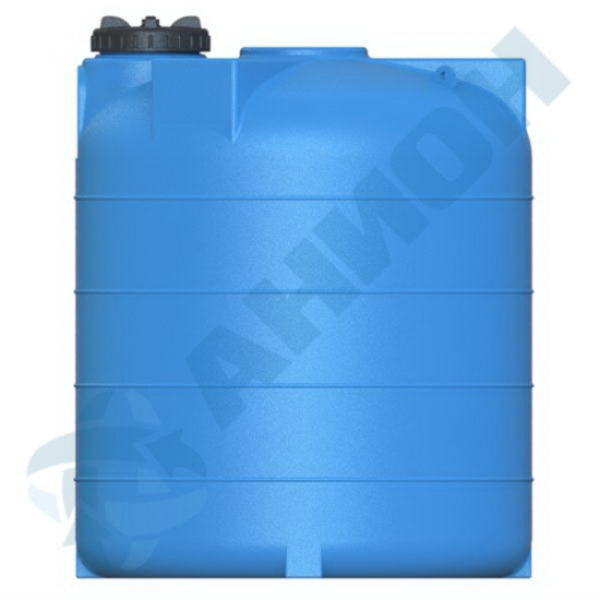 Ёмкость AНИОН 5000ВРК2 объем 5100 литров с дыхательным клапаном синяя