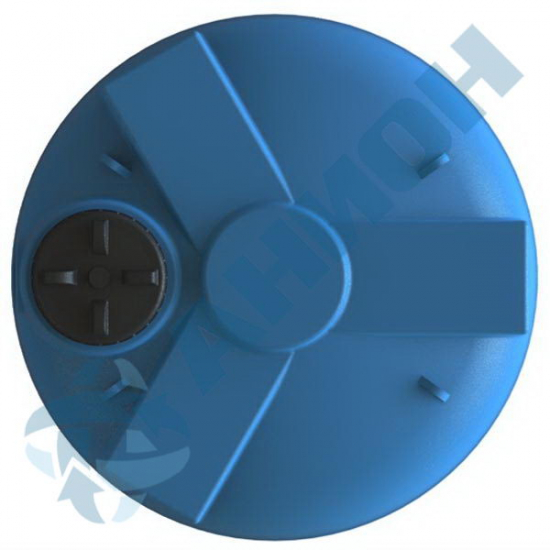 Ёмкость AНИОН 5000ВРК2 объем 5100 литров с дыхательным клапаном синяя