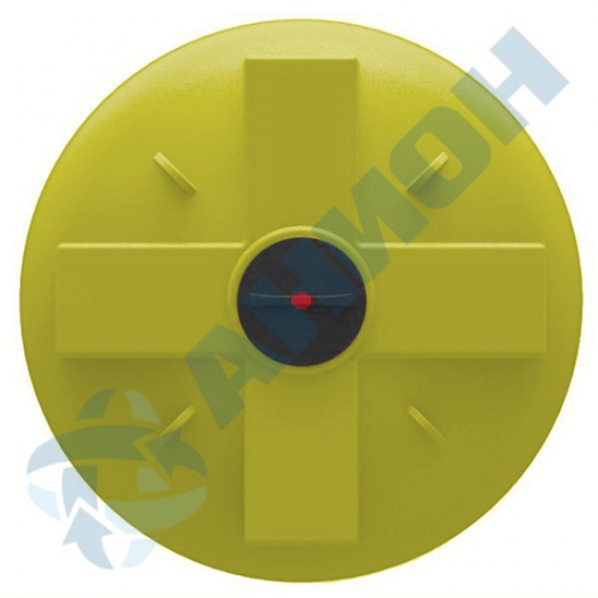 Ёмкость AНИОН 5100КАС_ВФК2 объем 5150 литров со съёмной крышкой жёлтая