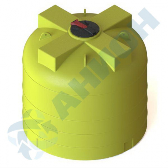 Ёмкость AНИОН 5100ВФК3 объем 5150 литров с откидной крышкой жёлтая