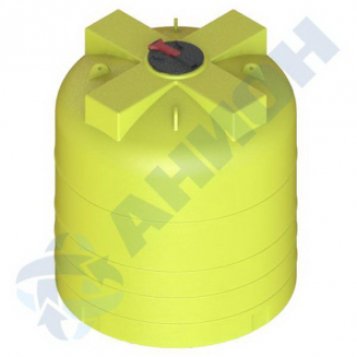 Ёмкость AНИОН 6100КАС_ВФК3 объем 6100 литров с откидной крышкой жёлтая