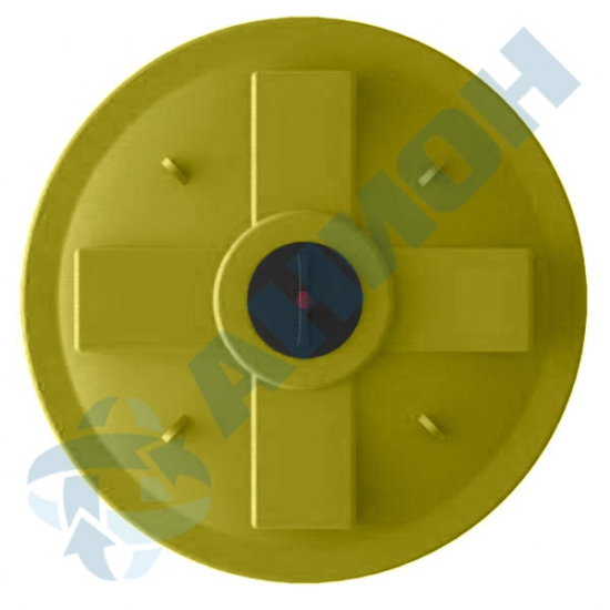 Ёмкость АНИОН 8000КАС_ВФ410К2 объем 8000 литров жёлтая