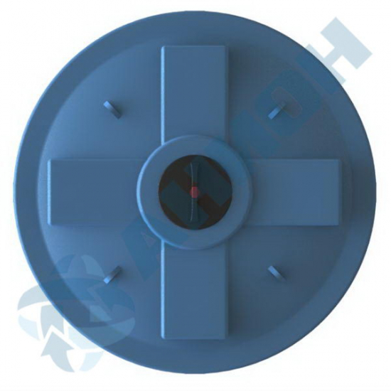 Ёмкость AНИОН 8000ВФ410К2 объем 8000 литров с дыхательным клапаном синяя