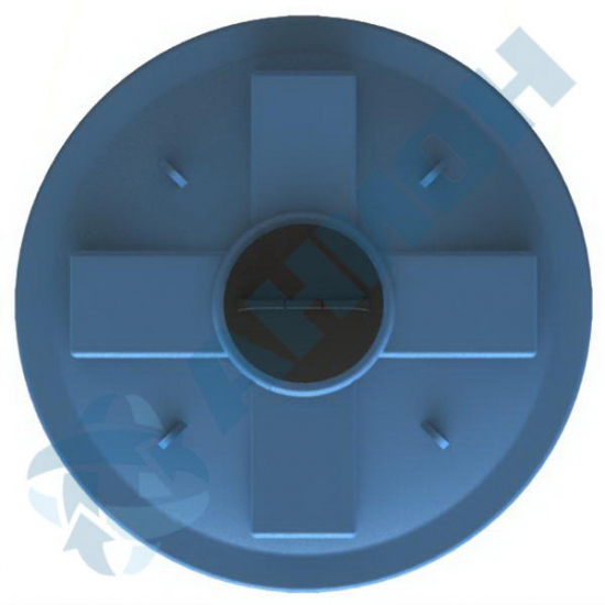 Ёмкость AНИОН 8000ВФ560К2 объем 8000 литров с дыхательным клапаном синяя