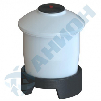 Ёмкость АНИОН 890ГРПК2 объем 890 литров с дыхательным клапаном, на подставке белая