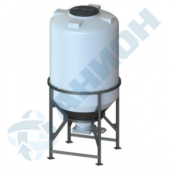 Ёмкость AНИОН Б1400МШК объем 1400 л. с шибер заслонкой