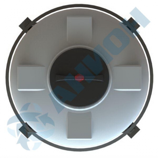 Ёмкость AНИОН Б1400МШК объем 1400 л. с шибер заслонкой