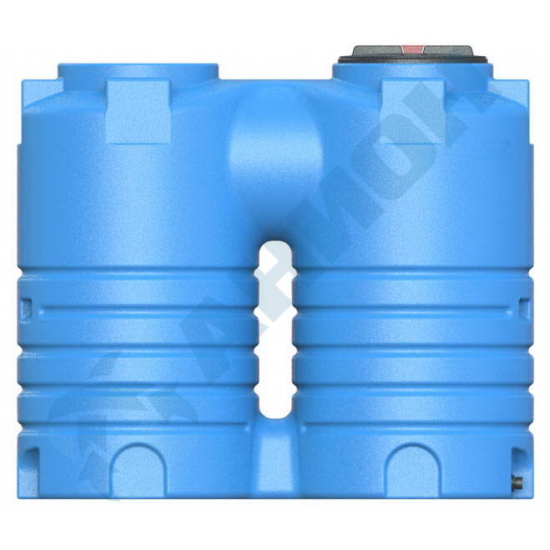 Ёмкость AНИОН EVO1000ФК2З объем 1000 литров с дыхательным клапаном и сливом синяя