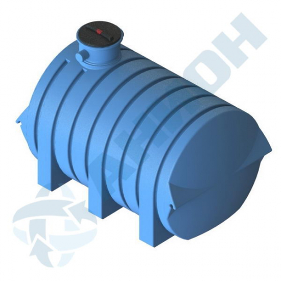 Ёмкость AНИОН J3500ФК2 объем 3200 литров с дыхательным клапаном синяя