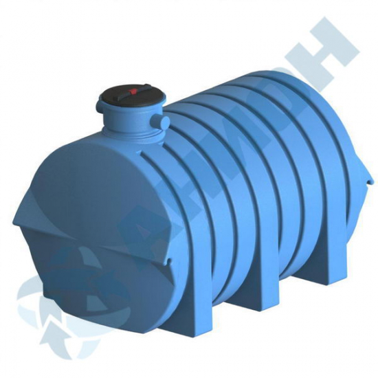Ёмкость AНИОН J3500ФК2 объем 3200 литров с дыхательным клапаном синяя