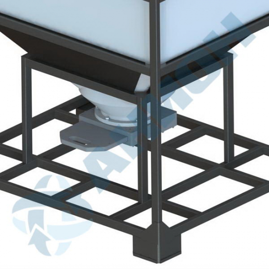 Ёмкость AНИОН КМГ1100МШК объем 1100 л. с шибер заслонкой