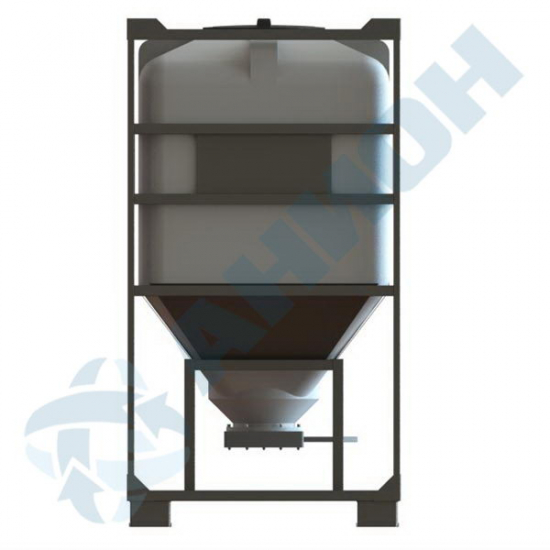 Ёмкость AНИОН КМГ1100МШК объем 1100 л. с шибер заслонкой