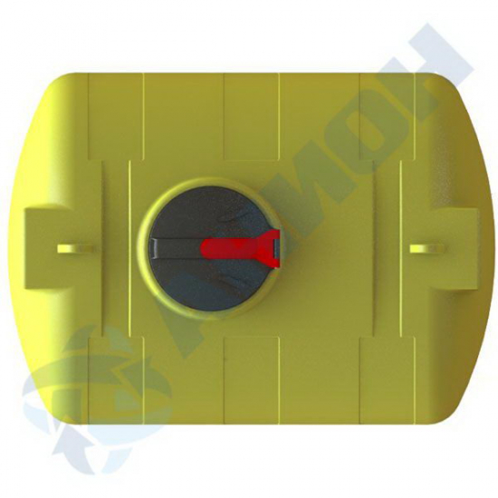 Ёмкость AНИОН МН2100УФК3 объем 2100 литров усиленная, с поплавковым клапаном жёлтая