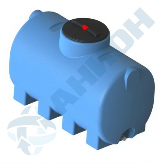 Ёмкость AНИОН МН750ФК2З объем 750 литров с дыхательным клапаном и сливом синяя