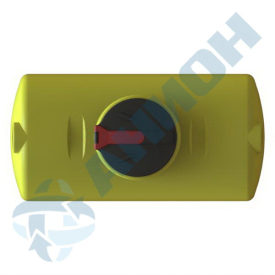 Ёмкость AНИОН МН750ФК3З объем 750 литров с поплавковым клапаном и сливом жёлтая