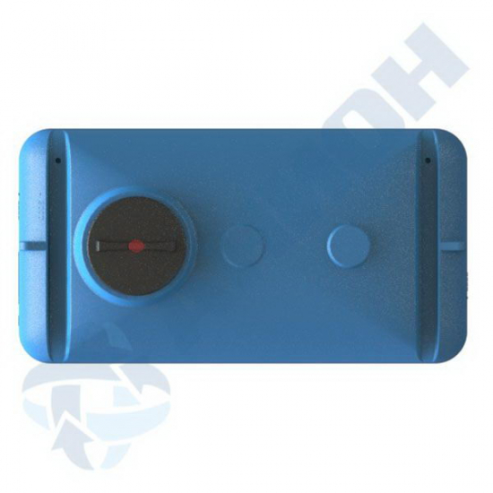 Ёмкость AНИОН МП3000ФК2_1П100 объем 3150 литров с дыхательным клапаном со сливными патрубками синяя