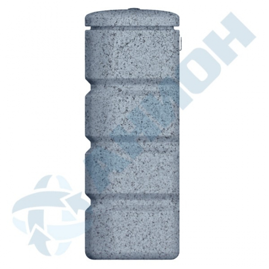 Ёмкость AНИОН НБ150Нгр объем 150 литров навесная прямоугольная, с кронштейном серый гранит