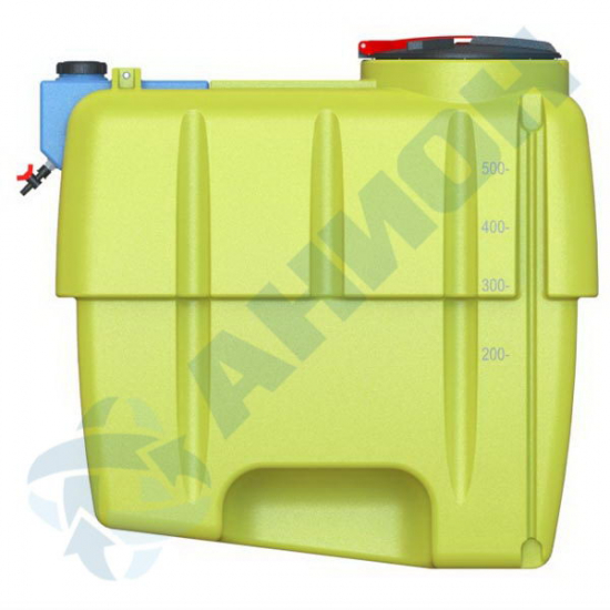 Ёмкость AНИОН ОНР610КЗ объем 600 литров с рукомойником жёлтая