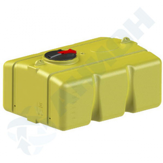 Ёмкость AНИОН П2000ФК3 объем 2000 литров с поплавковым клапаном оранжевая