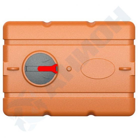 Ёмкость AНИОН П2000ФК3 объем 2000 литров с поплавковым клапаном оранжевая